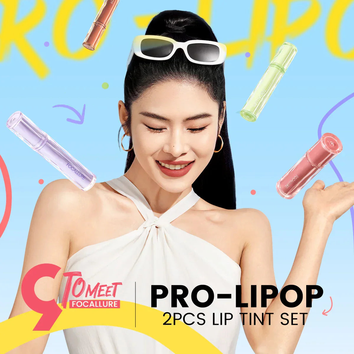 FOCALLURE 2 Pcs/Set Matte Liquid Lipstick Waterproof Long