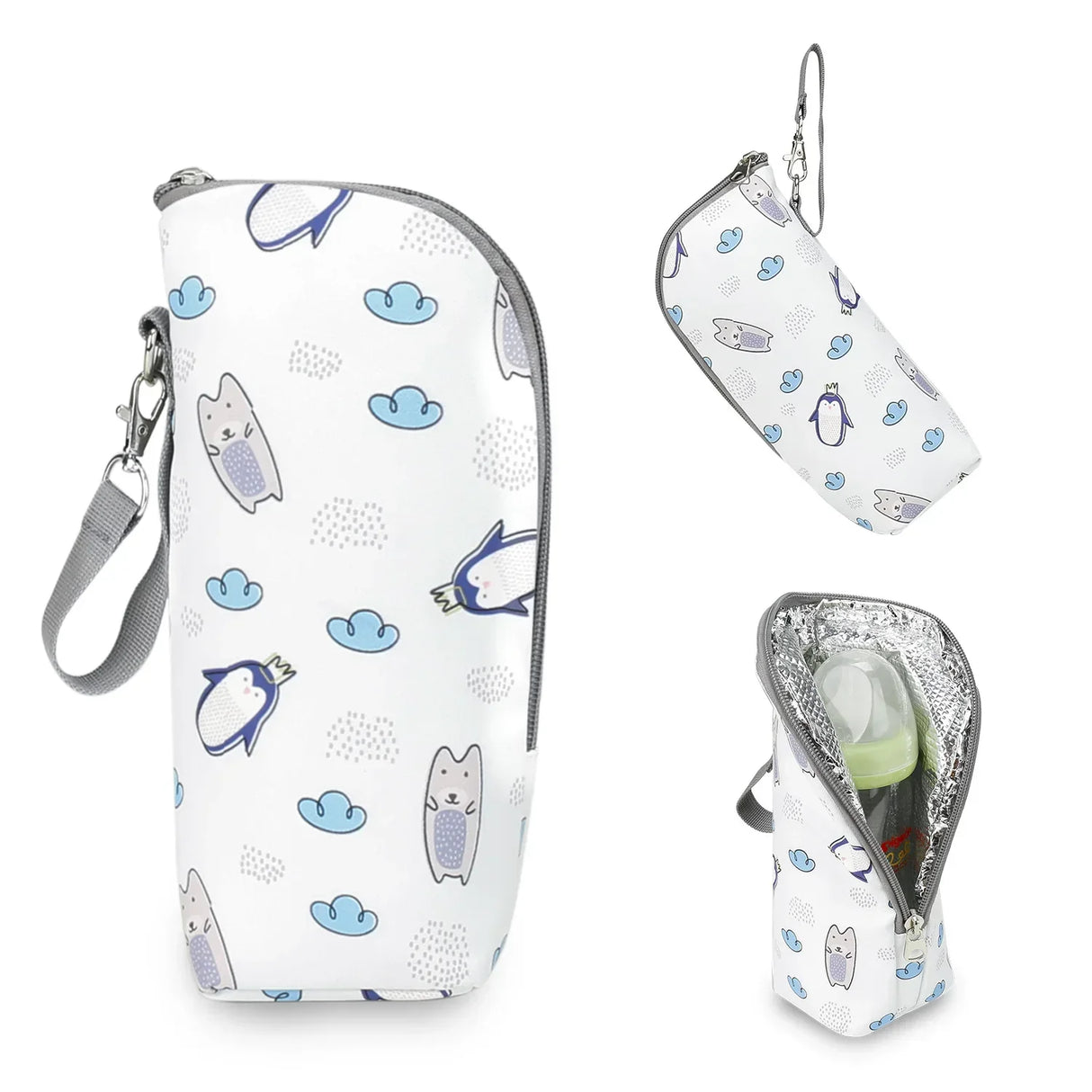 Baby Bottle Bag Portable Mother Feeding Bottle Warmer