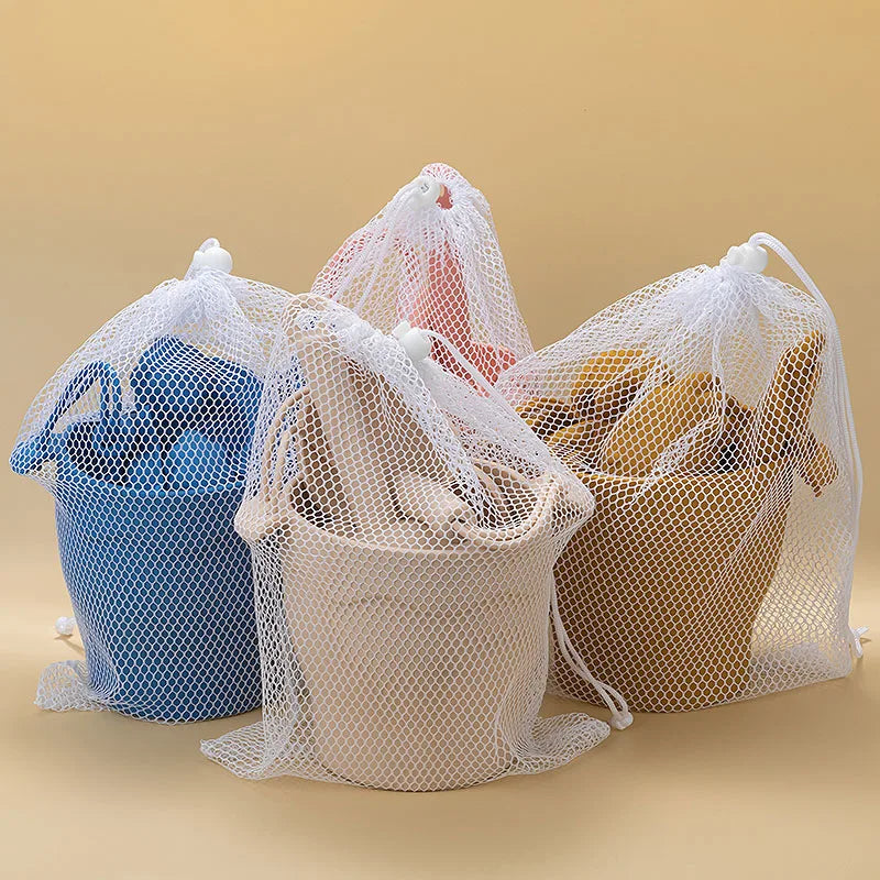 8pcs Beach Toys children's beach toys, silicone bucket,