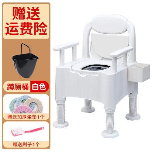 Shower Toilet Bathroom Chair Step Folding Plastic Potty