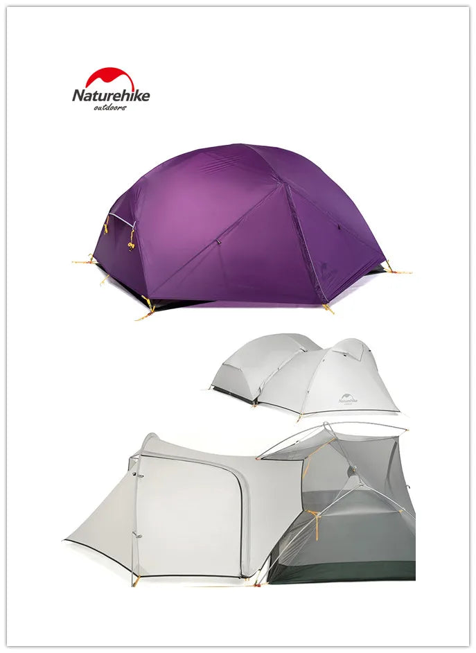 Naturehike Mongar 2 Camping Tent Double Layers 2