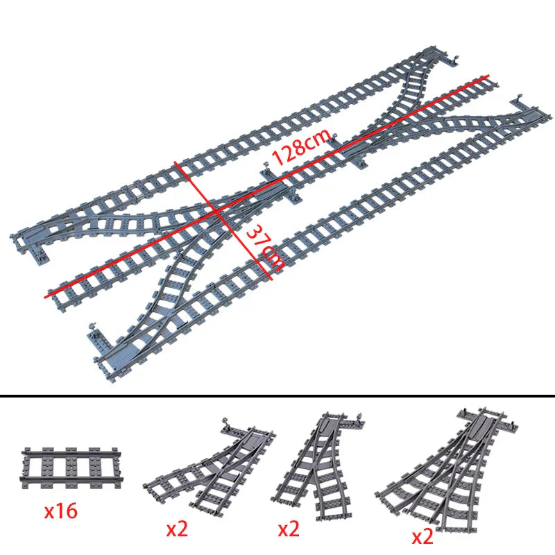 City Trains Train Rail Crossing Track Rails Soft