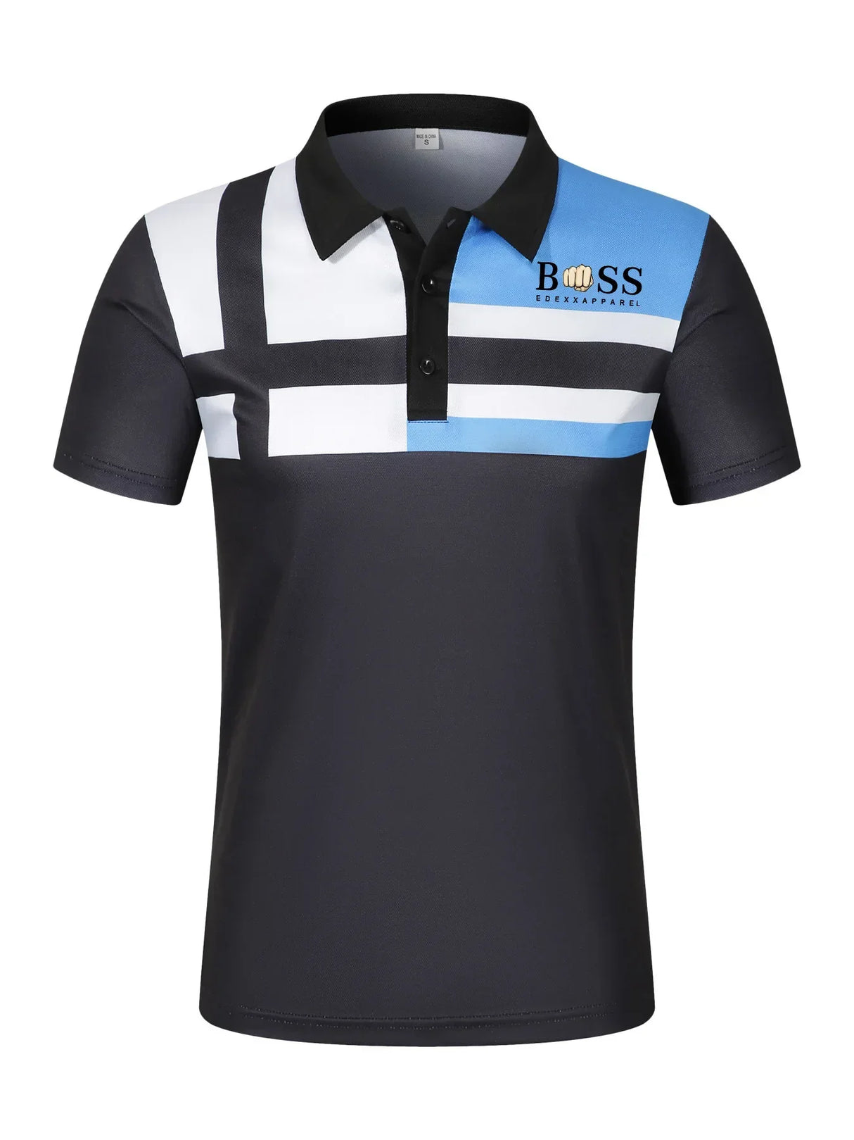 New spring and autumn men's long sleeve polo