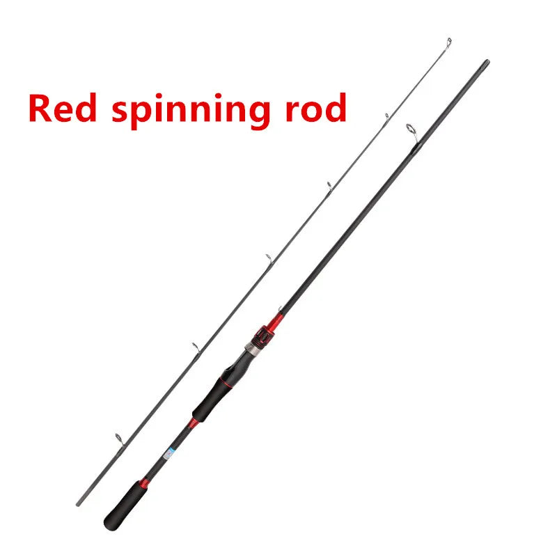 1.65m 1.8m Fishing Rod Carbon Fiber Spinning/Casting Fishing