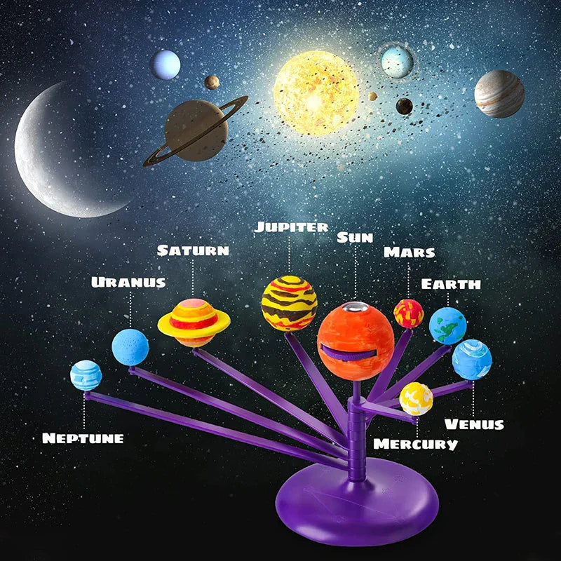 Solar System Projector Kids Toy STEM Technology Gadget
