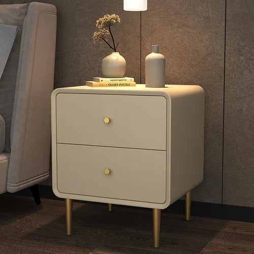 Storage Organizer Bedsides Table Drawers Unique Wood Italian