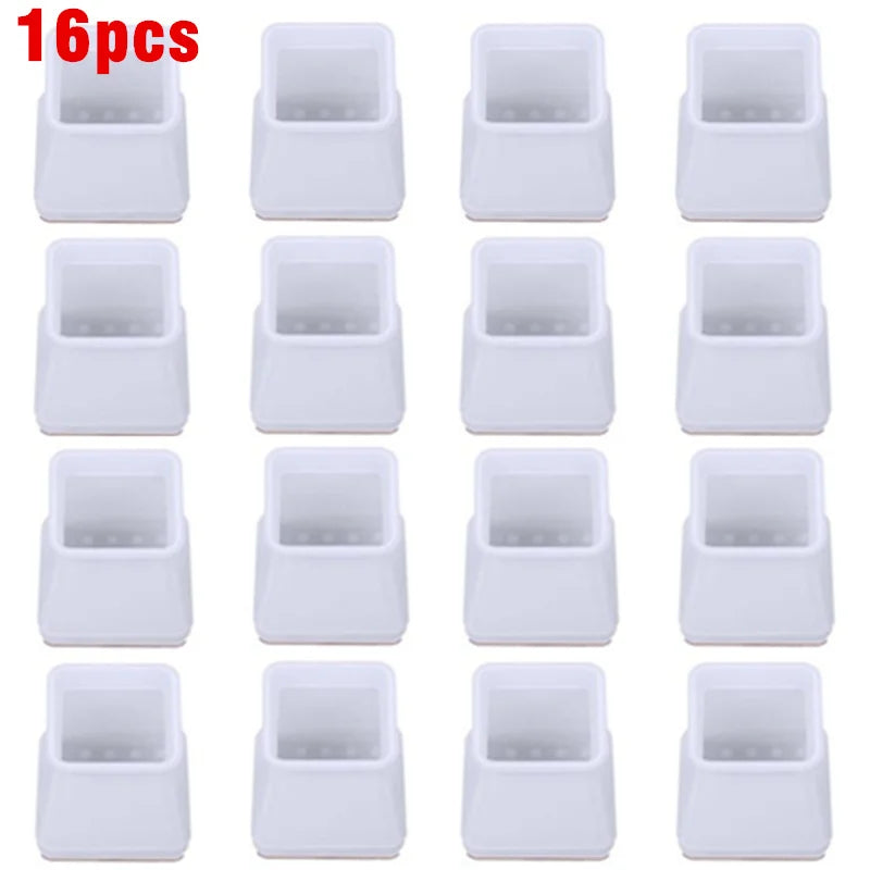 Upgraded 8/16pcs Furniture Silicone Protection Cover with Felt