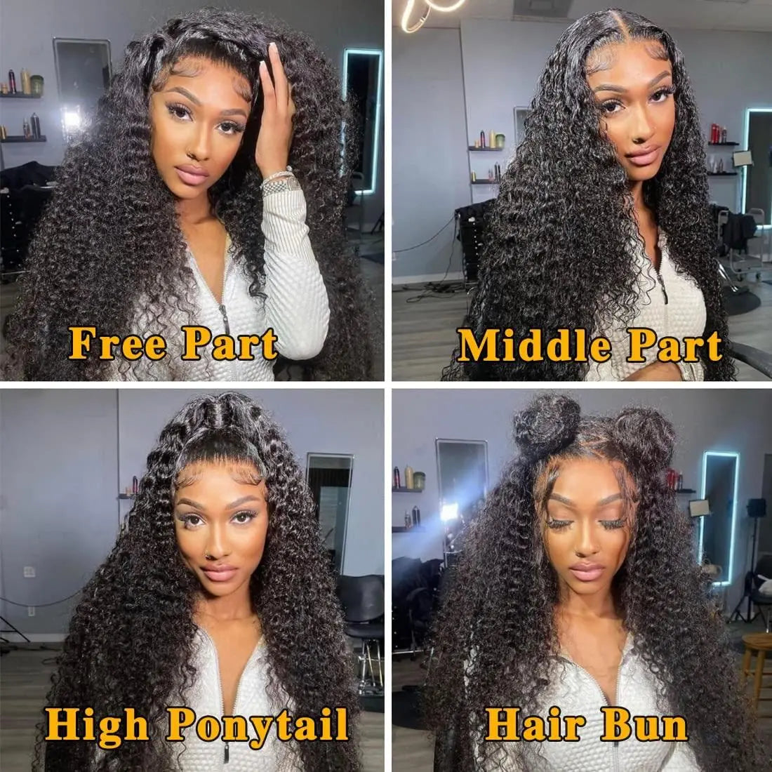 30 34 Inch Loose Deep Wave Frontal Wigs