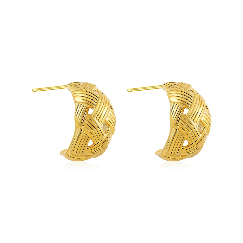 Waterdrop Chunky Hoop Earrings Dupes for Women Lightweight