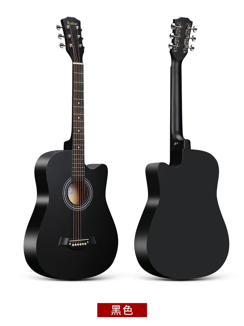VZb 38-inch folk acoustic guitar beginners practice guitar