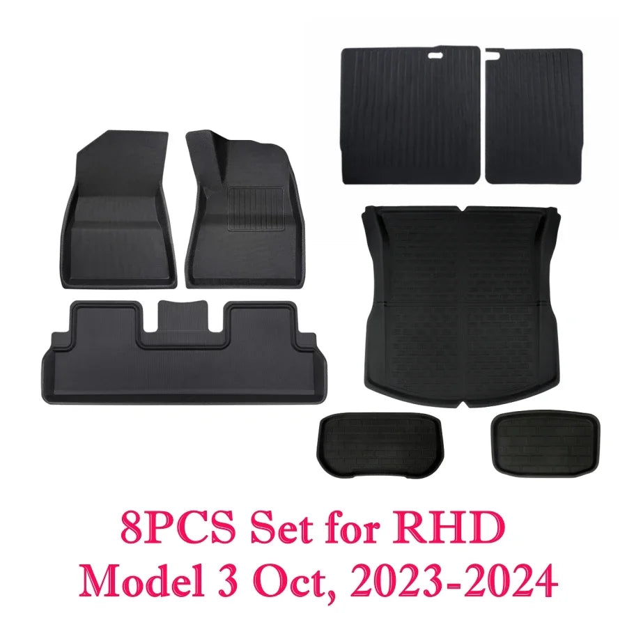 Newest Tesla Model 3+ 2024 Floor Mats 2023-2021