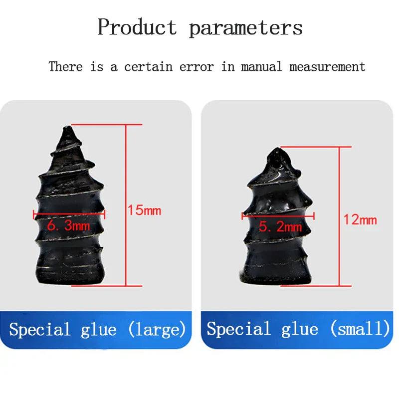 Vacuum Tyre Tire Repair Tools Kit Puncture For