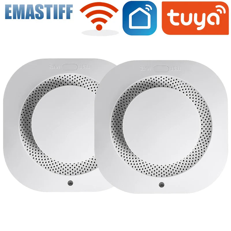 Tuya Smart WiFi 90DB Smoke Detector Sensor Alarm