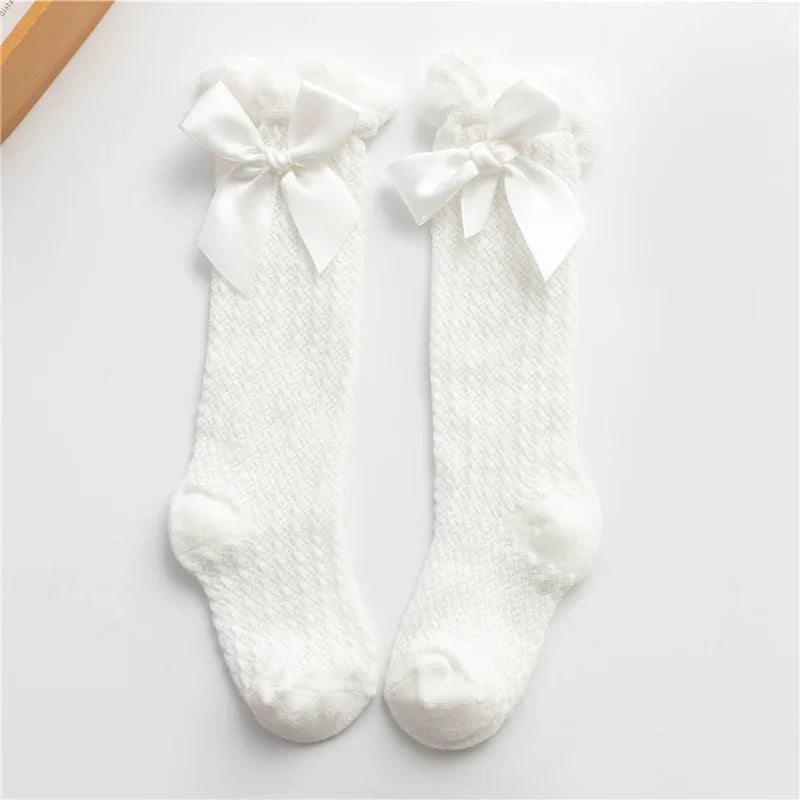 New Kids Socks Cute Bow Knot Baby Girls