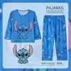 Stitch Mickey Pajamas Sets Spring Autumn Girls Teenager