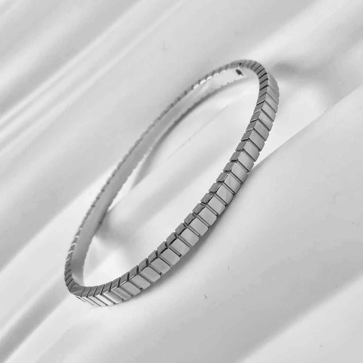 Waterproof Luxury Colorful Cubic Zirconia Bangles Stainless Steel
