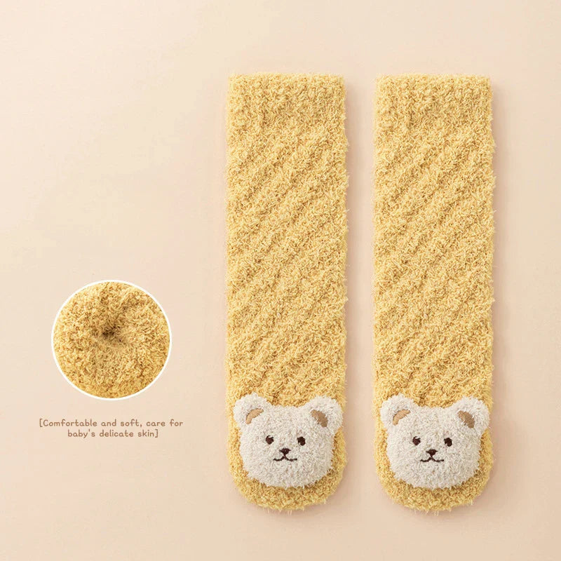 Newborn Baby Socks Cute Bear Socks Infant Kid