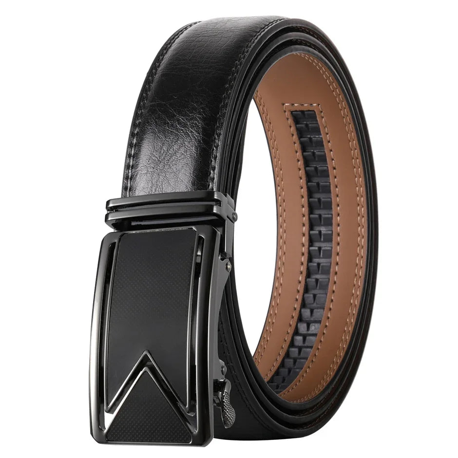 Plyesxale Men Belt 2024 Cowhide Genuine Leather Belts