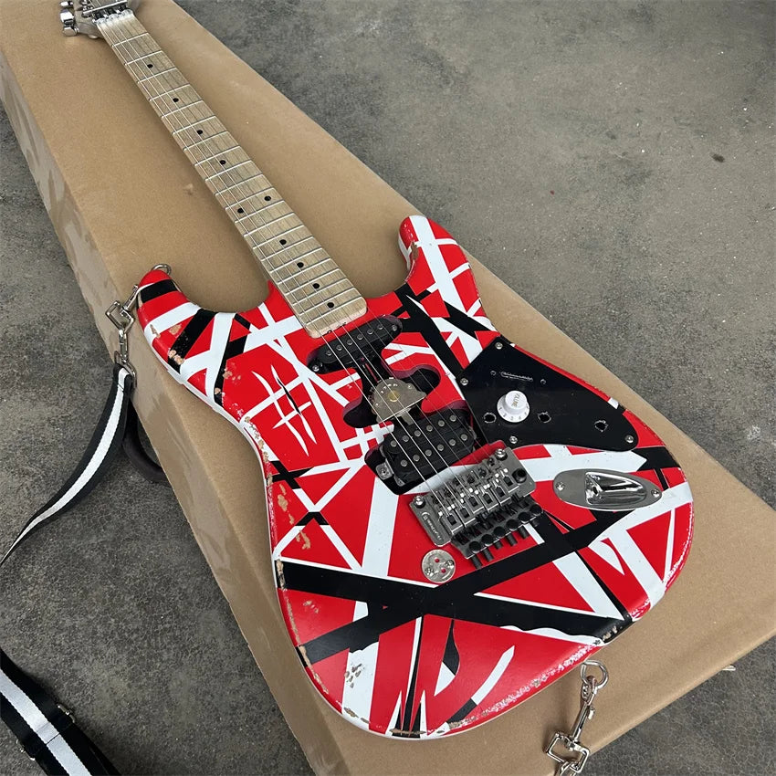 Eddie Van Halen "Fran ken" heavy-duty Relic electric