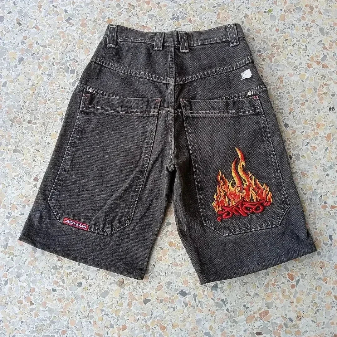 Streetwear JNCO Shorts Y2K New Harajuku Dice 7