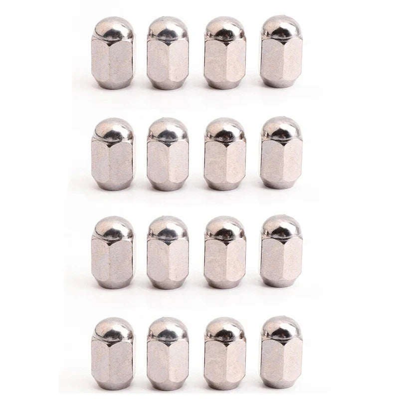 M10X1.25 Chrome Wheel Hub Nut Fit For ATV