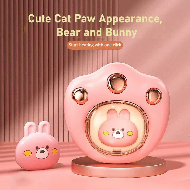 Electric Mini Hand Warmer 2-Gears Cute Cat Claw