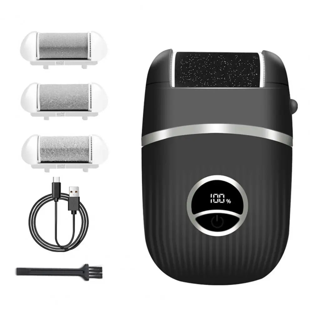 Electric Foot Callus Remover Kit LED Display Rechargeable