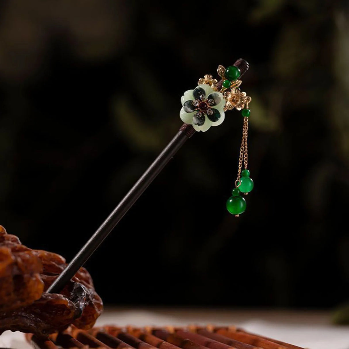 Chinese Hanfu Hair Stick Forks For Women Flower
