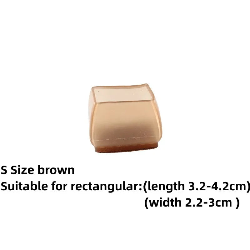 Silicone Chair Legs Non-Slip Pads Furniture Sofa Feet