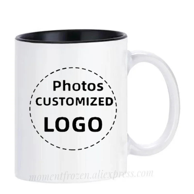 Customized Photos/Logo Printed DIY Coffee Mugs Personalized Tea