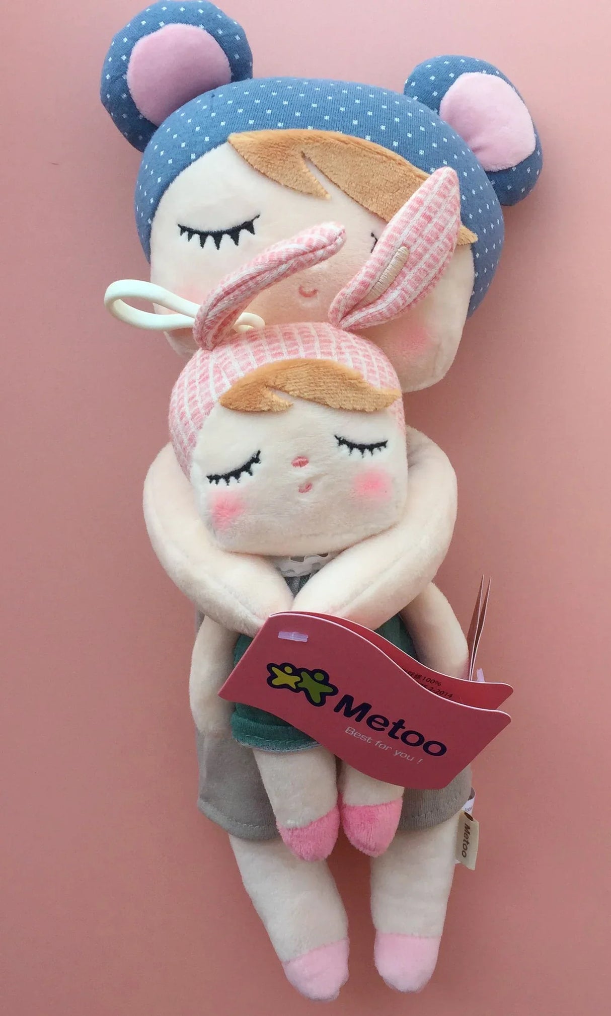 Metoo Doll Stuffed Toys Kawaii Mother and Kid