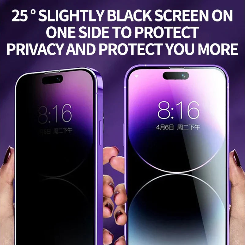 Privacy Anti Spy Full Cover Screen Protector For