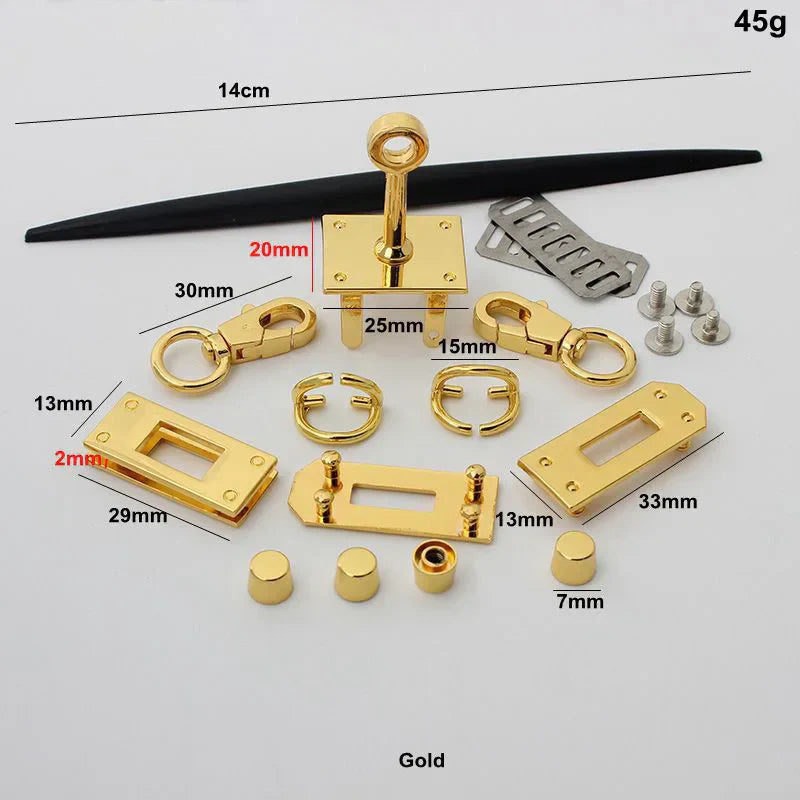 New Rectangle Eyelets Hanger Metal Lock for Bag