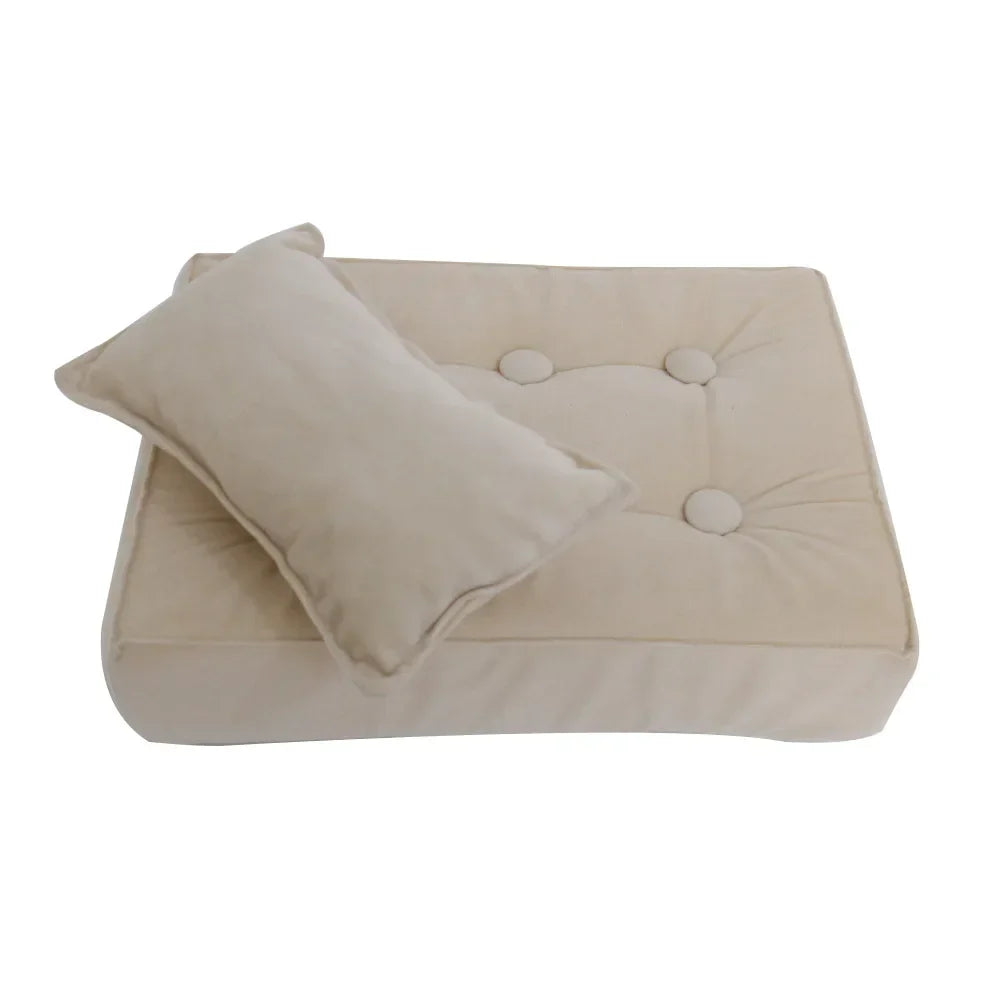 Newborn Photography Props Mini Baby Bed Cotton Rope