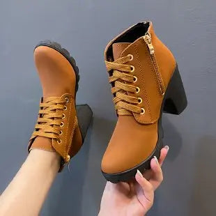 Winter Large Size Jazz Dance Boots High Heels