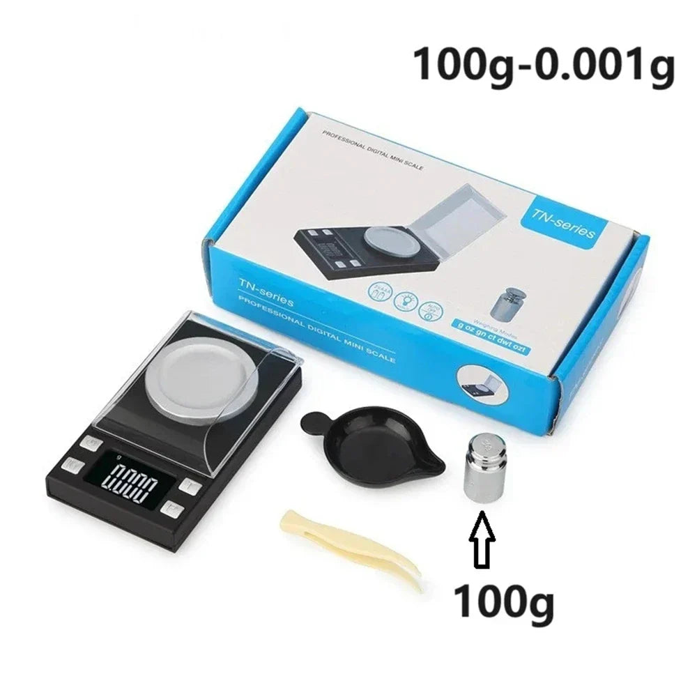 100g/50g 0.001g Digital precision scale for Jewelry gold