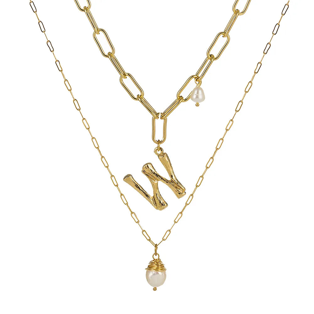 Real Natural Freshwater Baroque Pearl Pendant Necklace