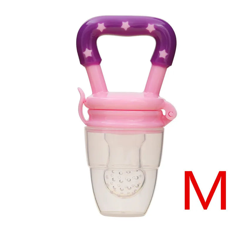 Silicone Baby Fruit Feeder with Cover Baby Nipple