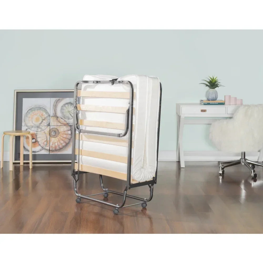 Rollaway Guest Bed with 4" Foam Mattress
