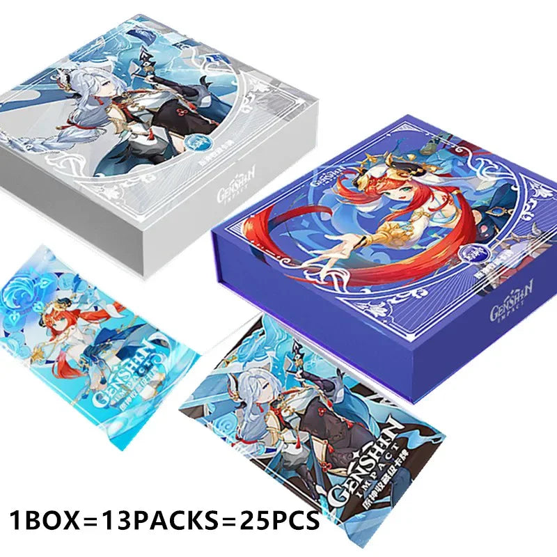 Game Anime Genshin Impact Rare Collectible Card Toy