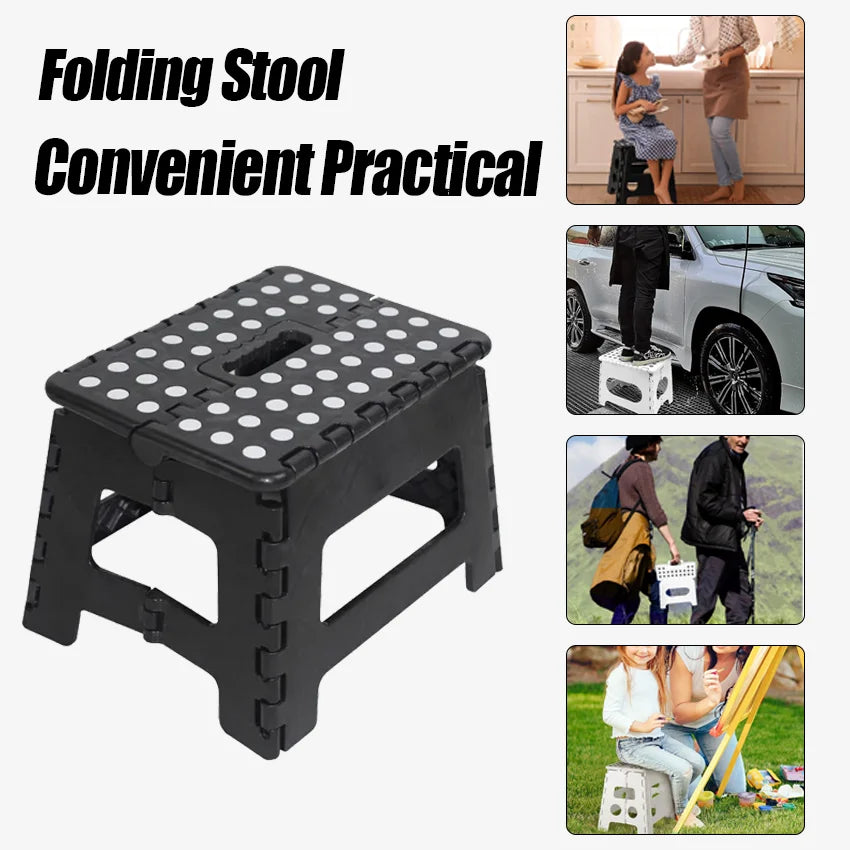 Folding Stool Thickened Plastic Folding Stool Lightweight handheld