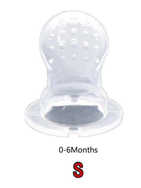 Silicone Baby Fruit Feeder with Cover Baby Nipple