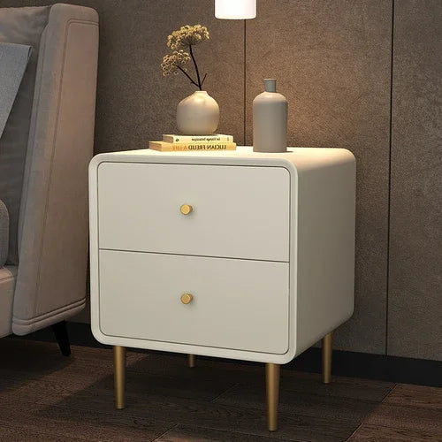 Storage Organizer Bedsides Table Drawers Unique Wood Italian
