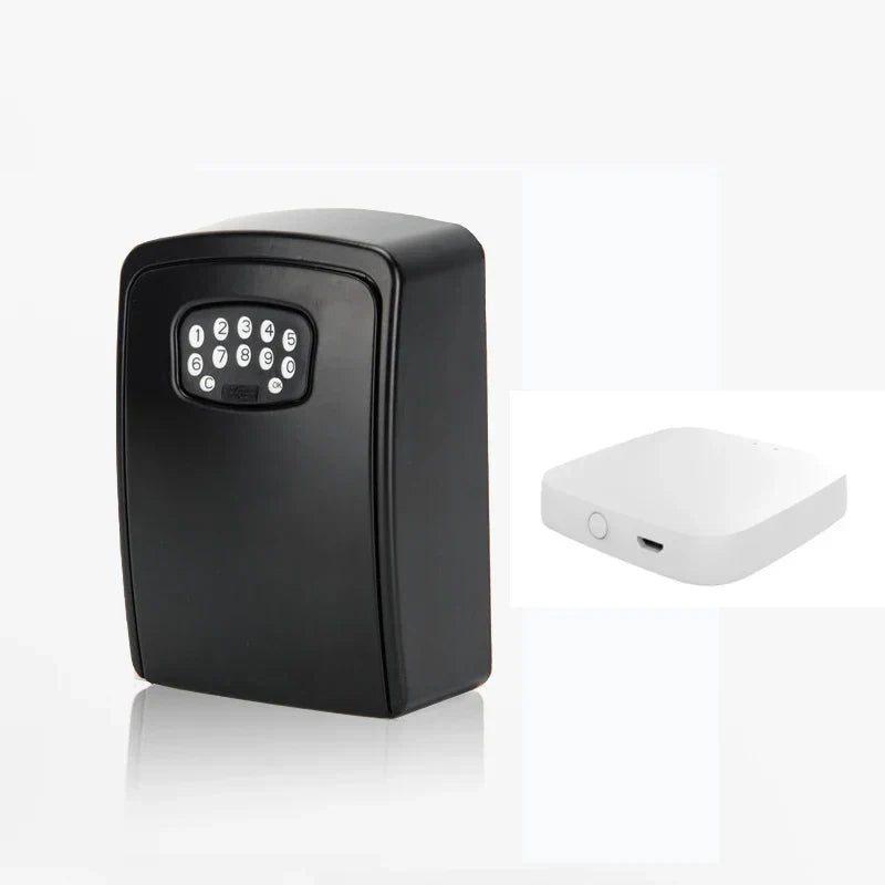 Tuya Smart Key Lock Box Wall Mounted Aluminum