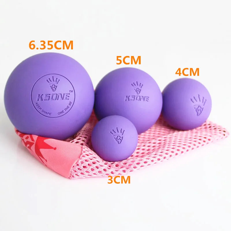 Rubber Fascia Massage Ball Yoga Fitness Muscle Relaxation