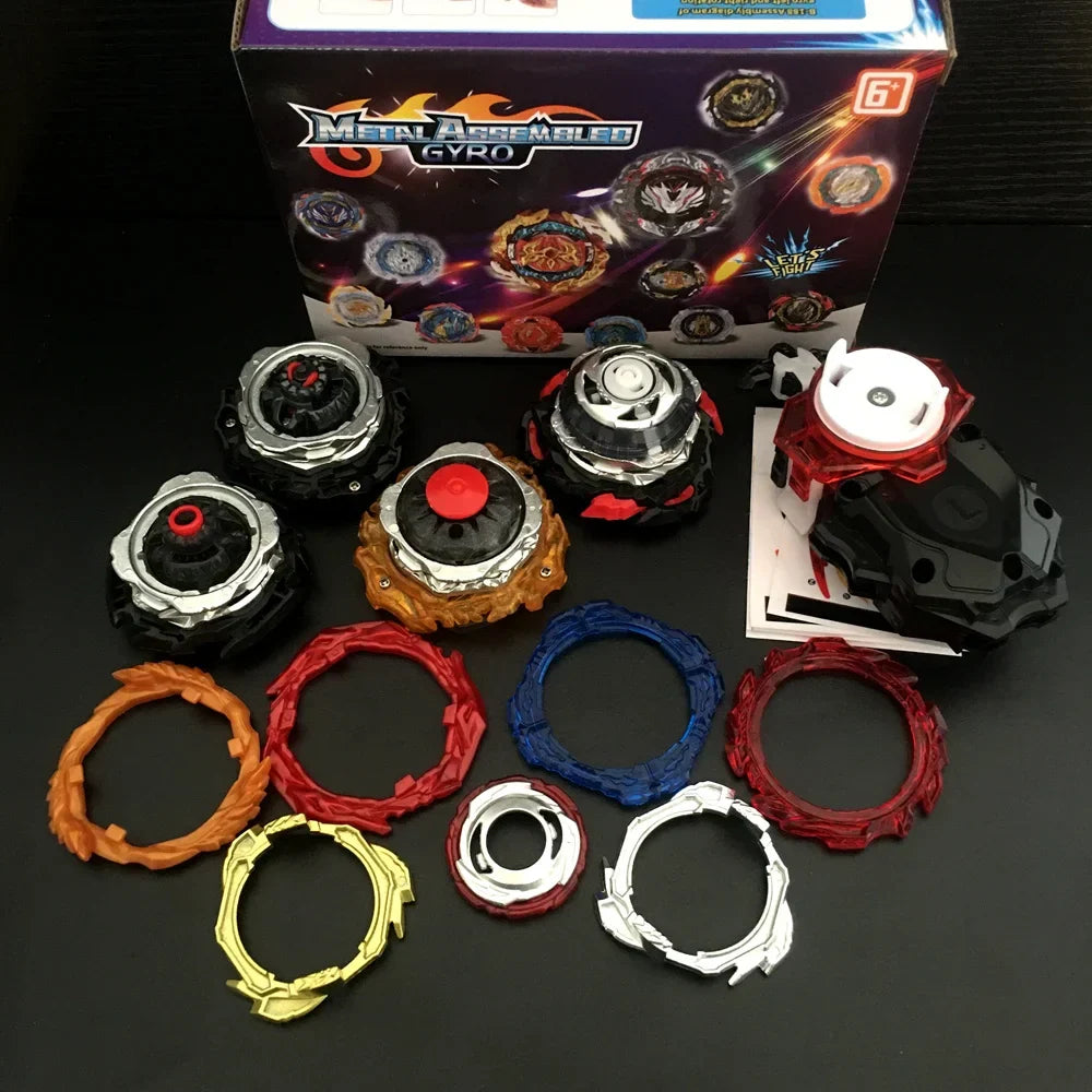 4PCS Spinning Tops Set with Custom B-184 Launcher