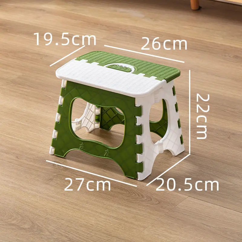 Thickened Plastic Folding Furniture Stool Portable Mini Outdoor