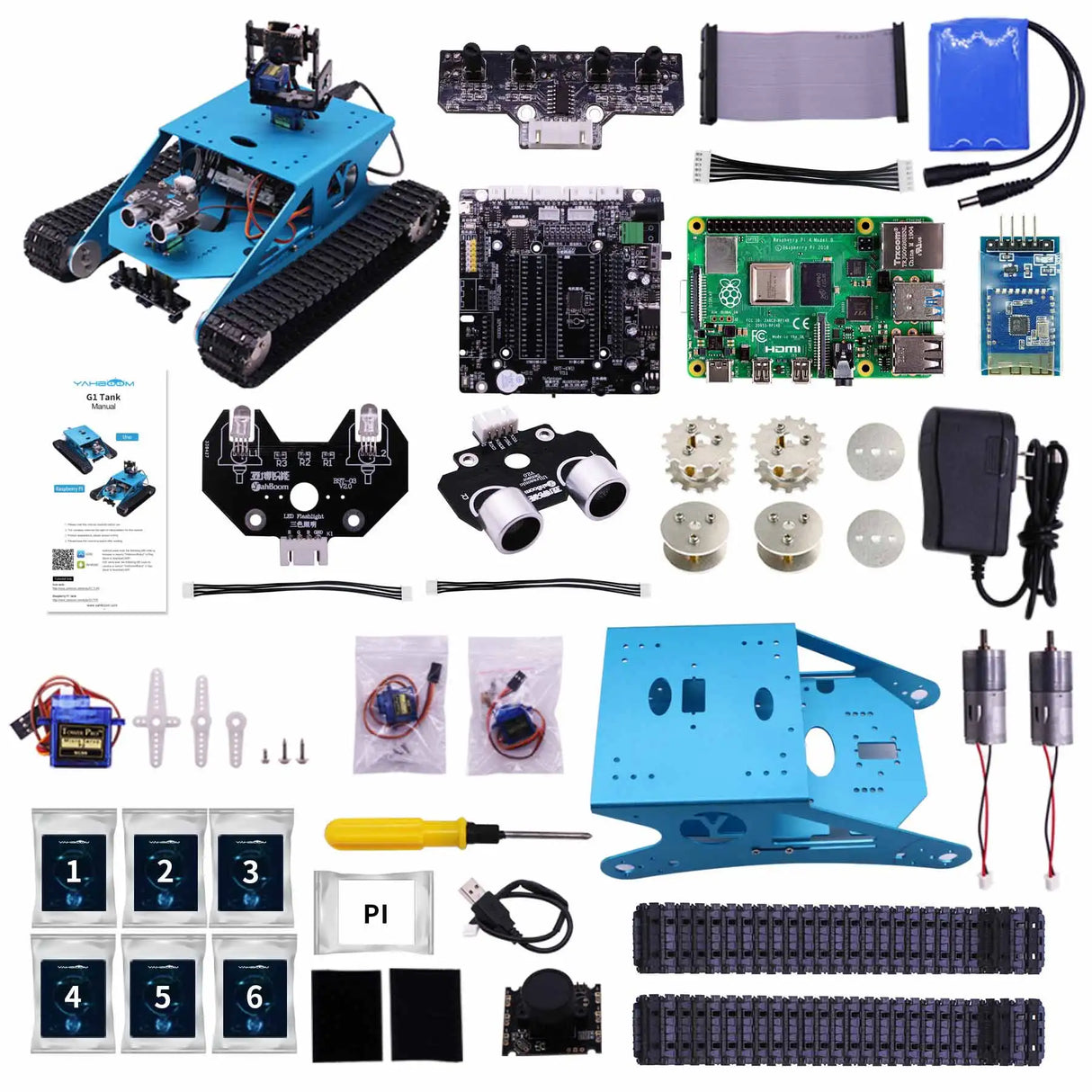 Smart Tank Robot Car Kit for Raspberry Pi