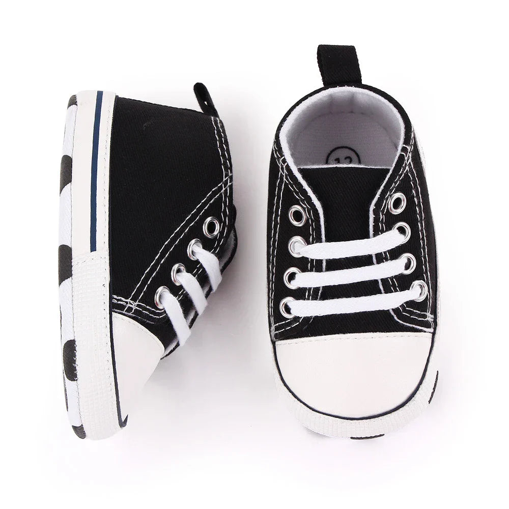 Baby Canvas Classic Sports Sneakers Newborn Baby Boys