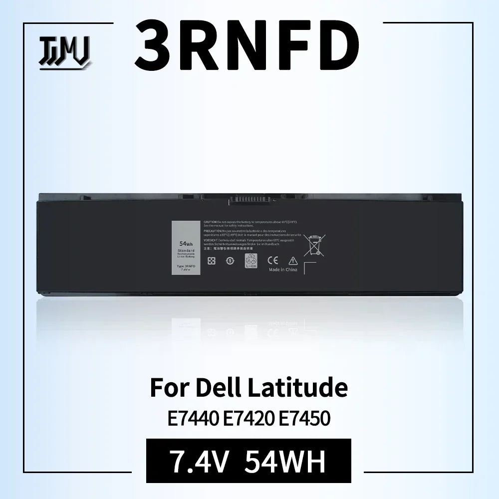 High Capacity 54Wh E7440 3RNFD Battery Replacement for